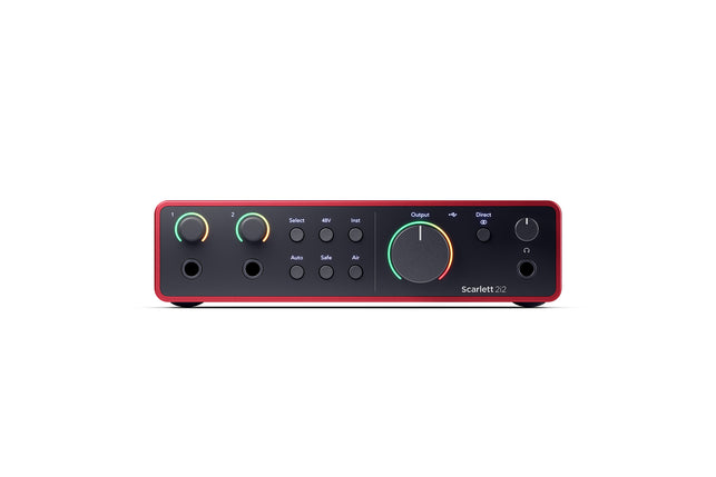 Focusrite Scarlett 2i2 (4th Generation) USB Audio Interface