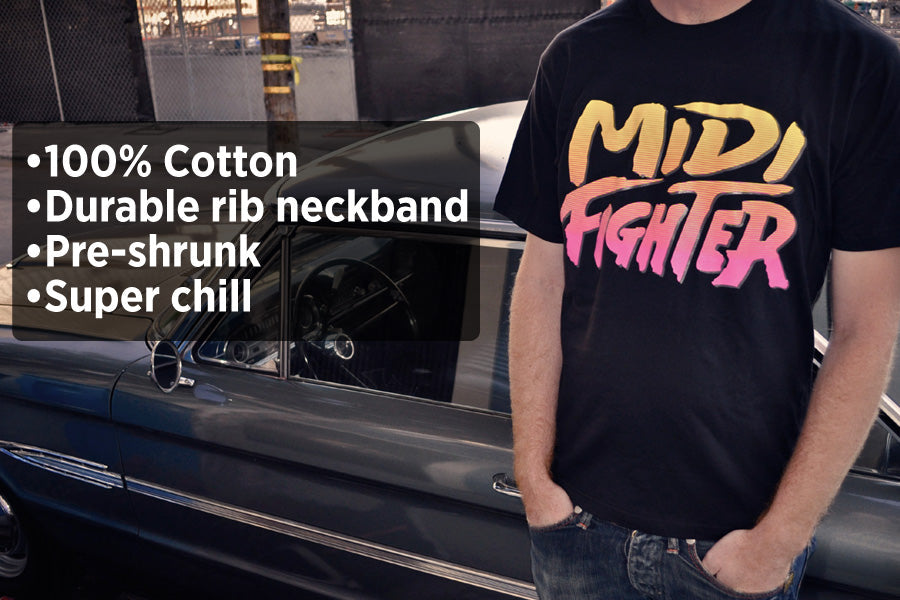 Midi Fighter T-Shirt - DJ TechTools