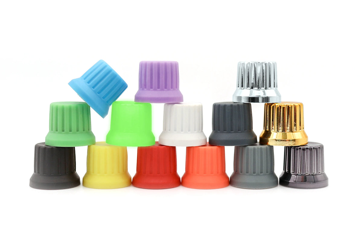 Round Toggle Stoppers, Plastic Cord Locks in 8 Colors (60 Pieces)