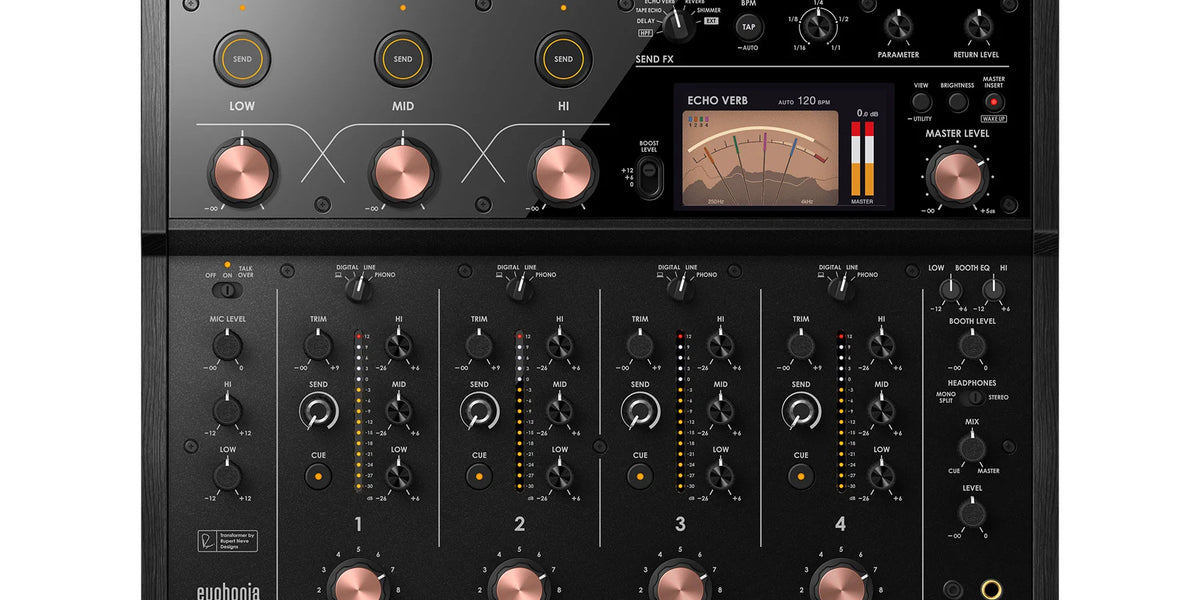 AlphaTheta Euphonia Professional 4Channel Rotary Mixer — DJ TechTools