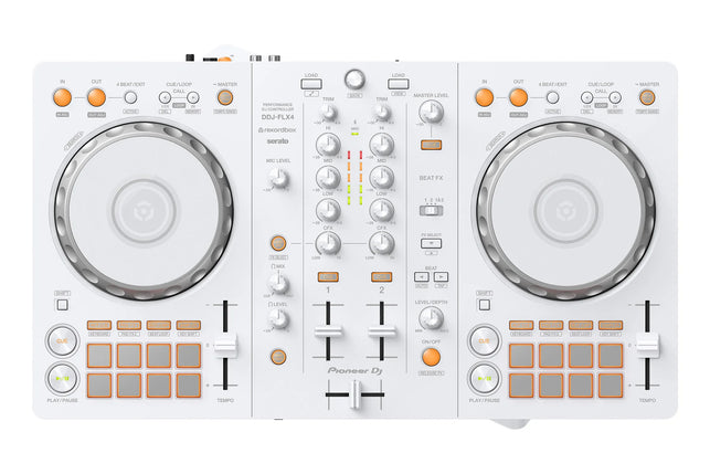 Pioneer DJ DDJ-FLX4-W Limited Edition DJ Controller (White Pioneer DJ DDJ-FLX4-W Limited Edition DJ Controller (White