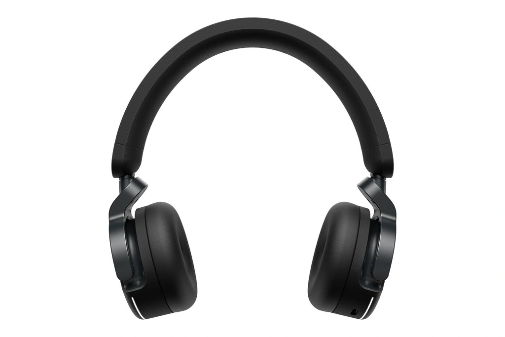 AlphaTheta HDJ-F9 black wireless DJ headphones, front view
