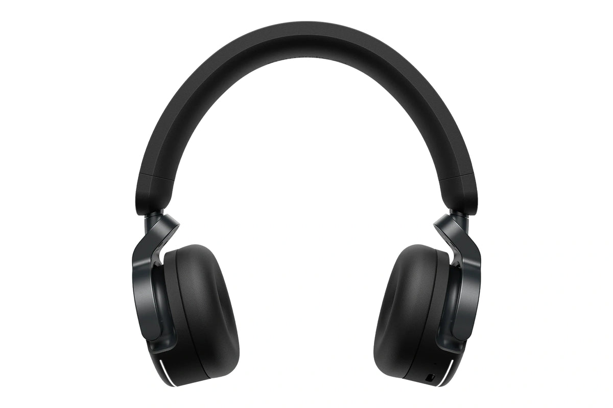 AlphaTheta HDJ-F9 black wireless DJ headphones, front view