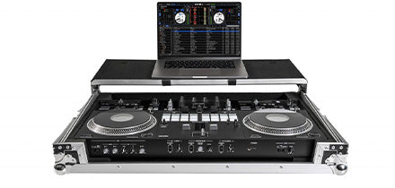 Headliner Flight Case with Laptop Platform for Pioneer DJ DDJ-REV7