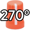Super Knob 270° / Neon Orange (Rubber)