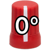 Super Knob 0° / Red (Rubber)