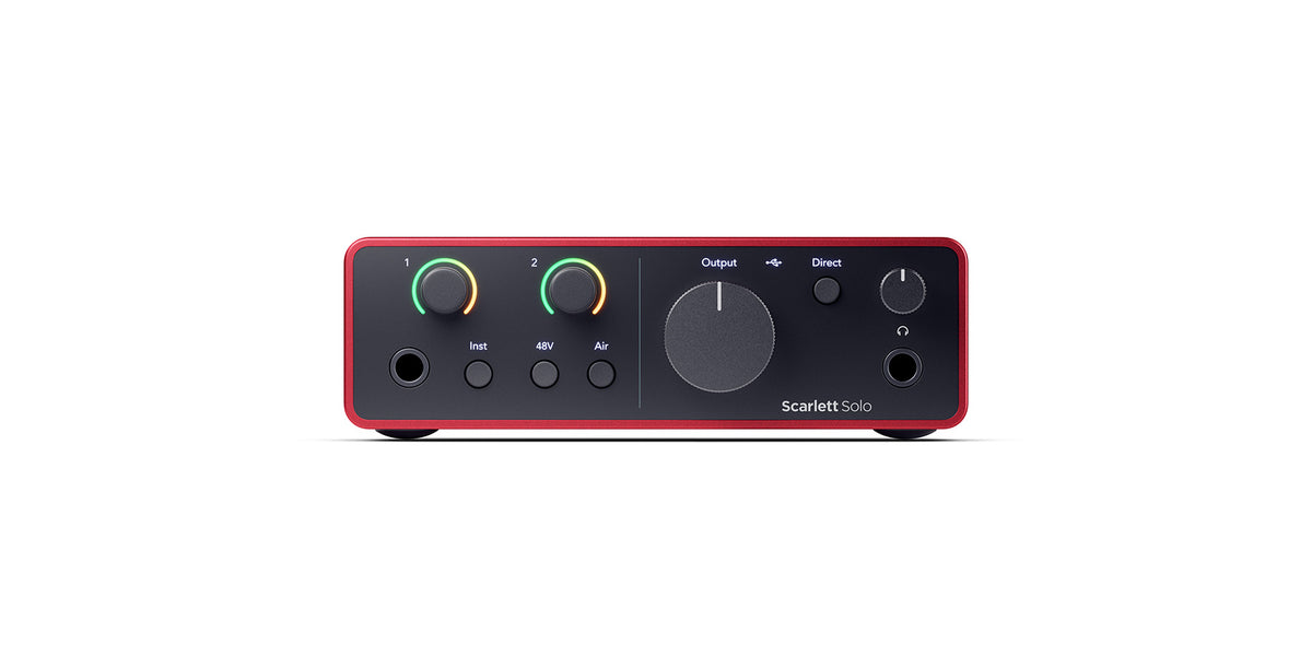 Focusrite Scarlett Solo 4th Gen USB Audio Interface — DJ TechTools