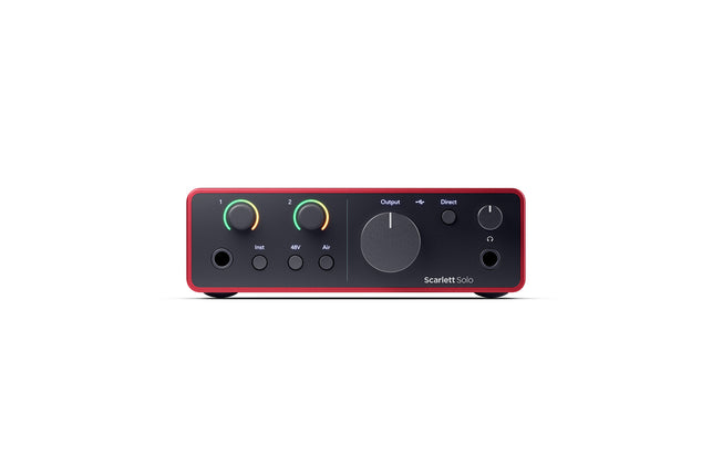 Focusrite Scarlett Solo 4th Gen USB Audio Interface and Audio