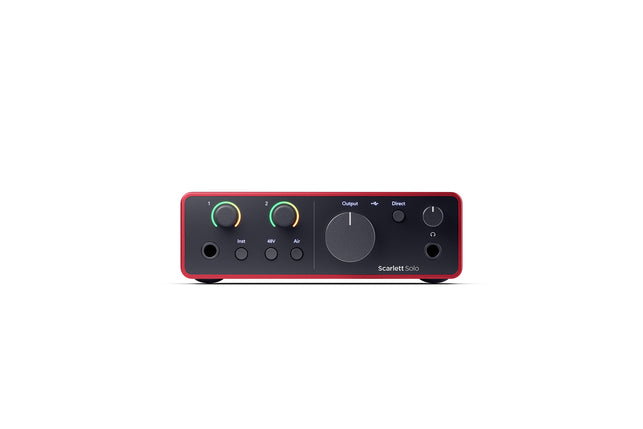 Focusrite Scarlett Solo Studio 4th Gen USB Audio Interface — DJ