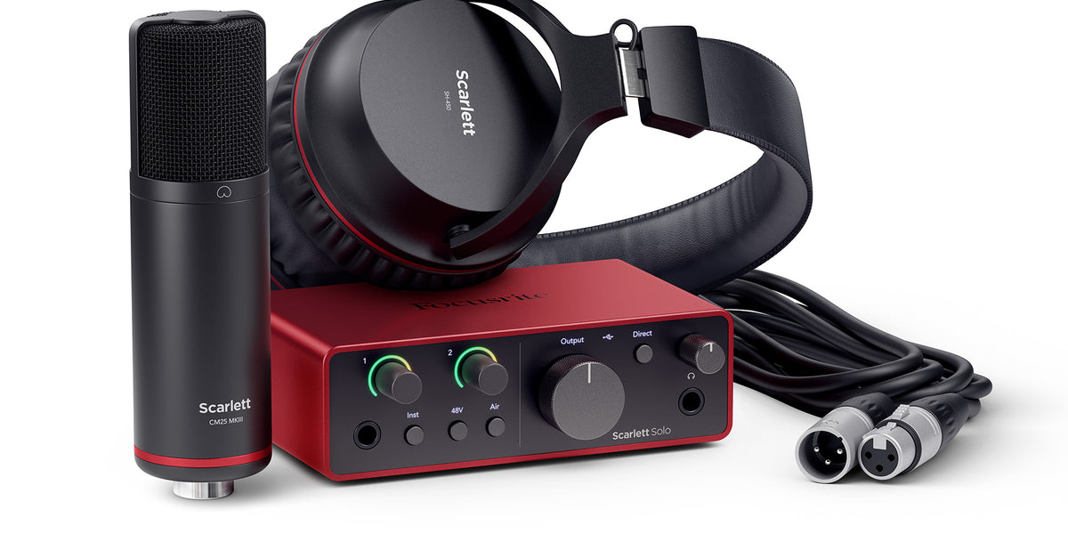 Focusrite Scarlett Solo Studio 4th Gen USB Audio Interface — DJ TechTools