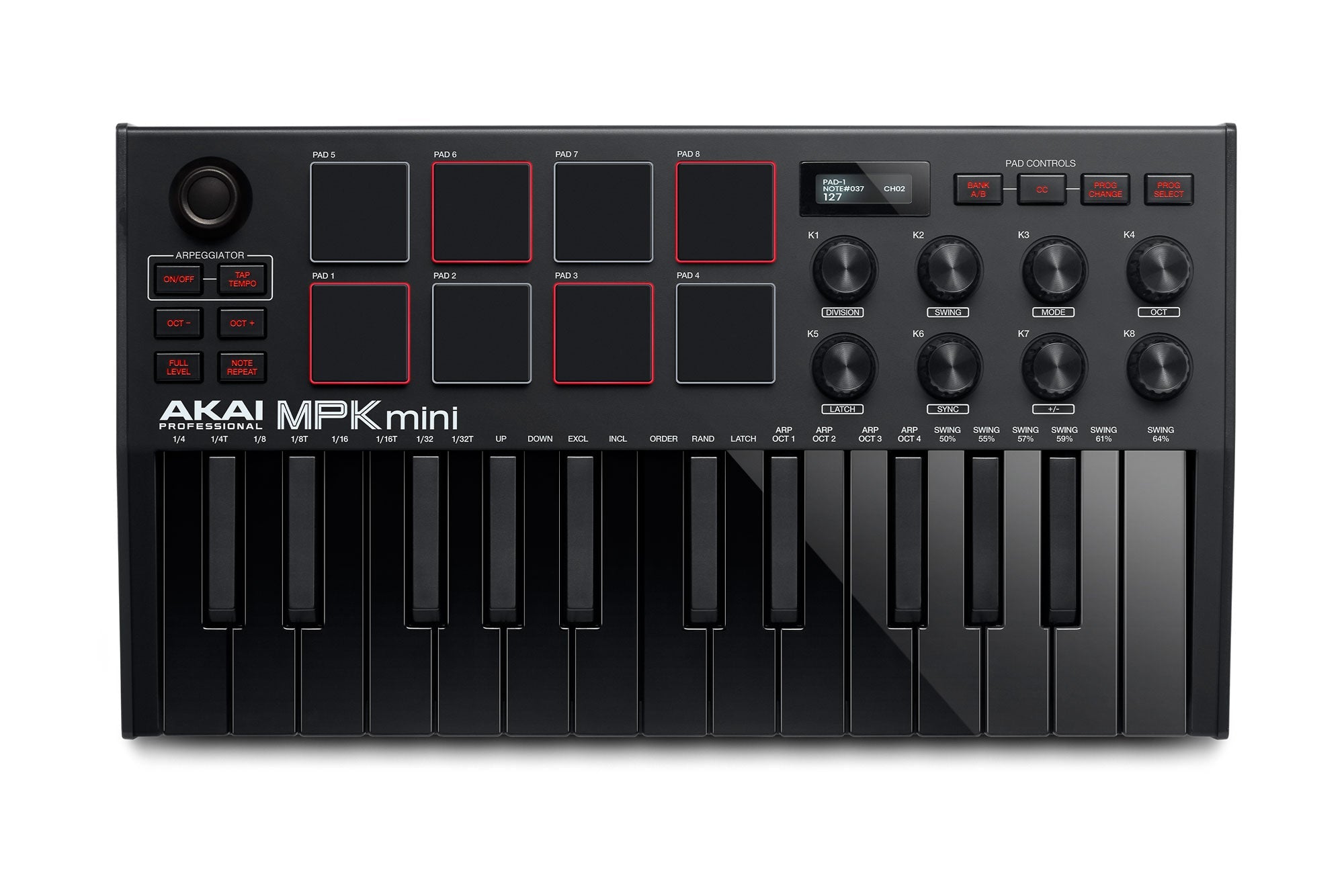 Akai Professional MPK Mini 3 Black SE Portable USB Keyboard