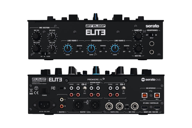 Reloop Elite 2-Channel DVS Battle Mixer for Serato DJ Pro