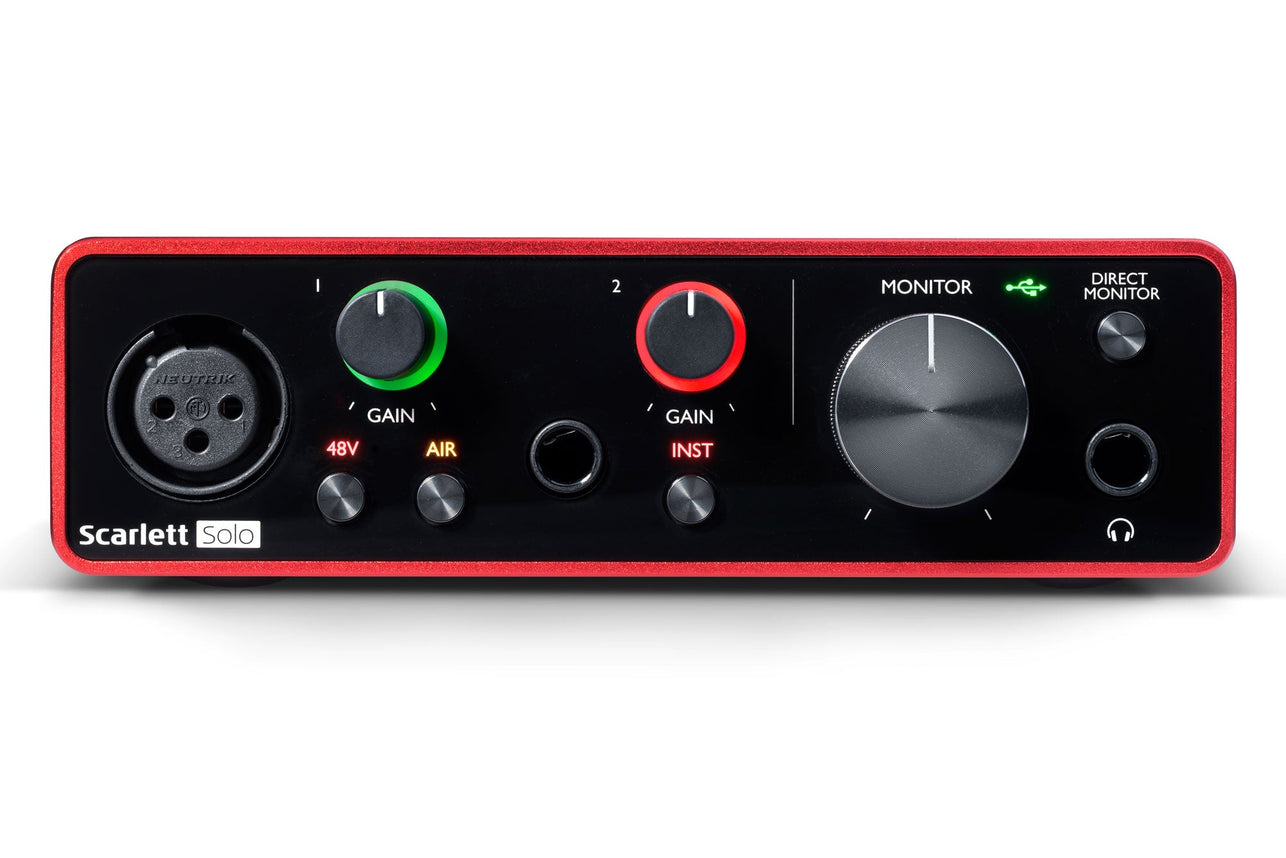 Focusrite Scarlett Solo 3rd Gen USB Audio Interface — DJ TechTools