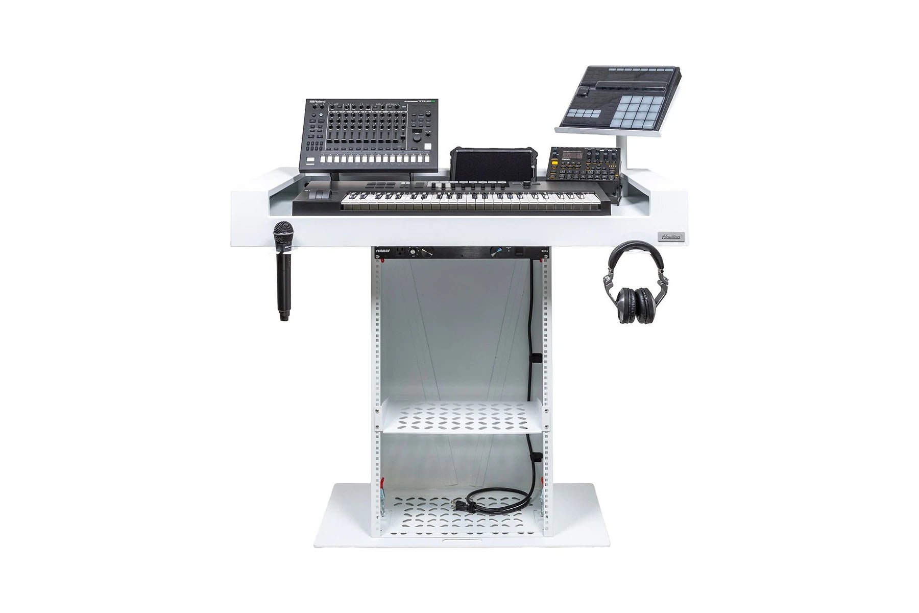 Headliner Malibu Portable DJ Podium (White)