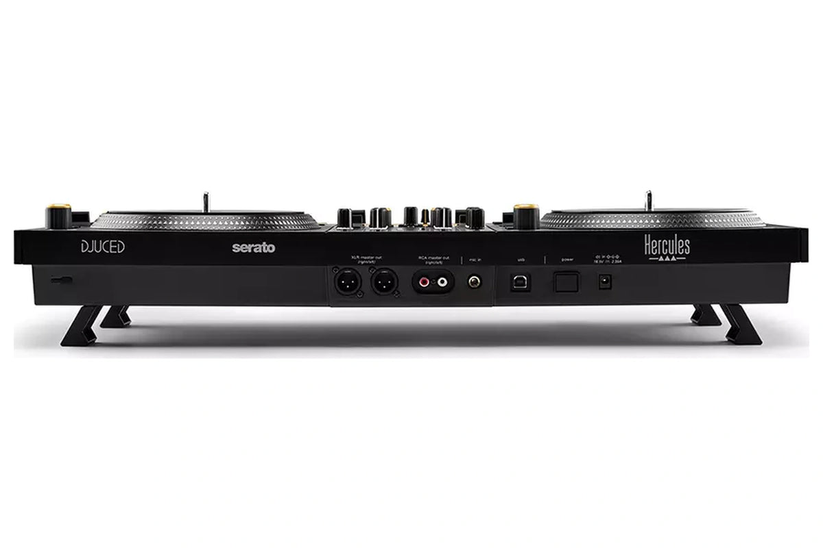 Rear connections of Hercules DJControl Inpulse T7 Premium Edition