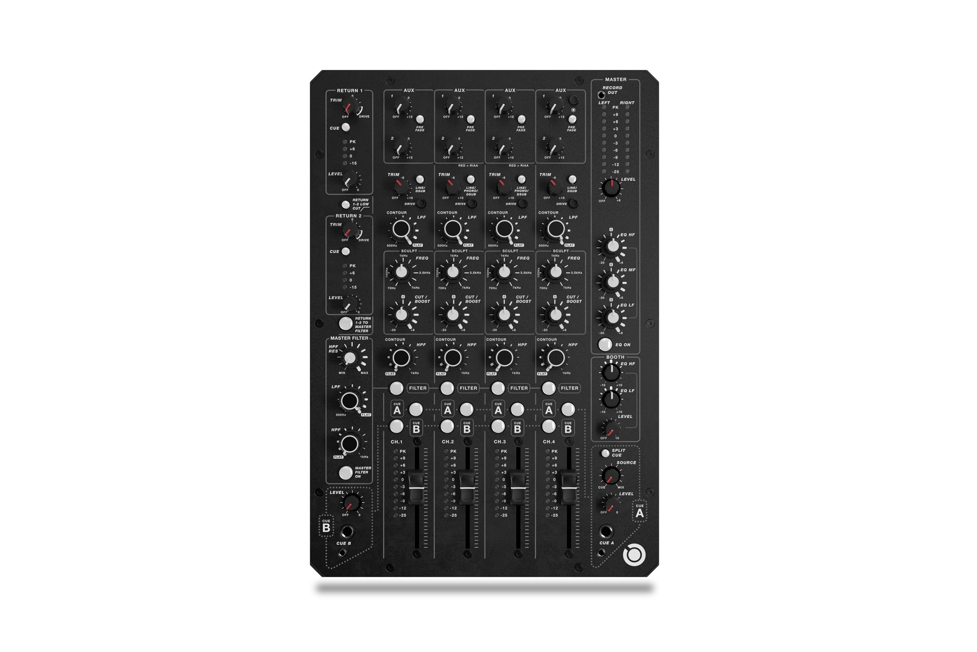 PlayDifferently MODEL 1.4 4-Channel Analogue Mixer – DJ TechTools