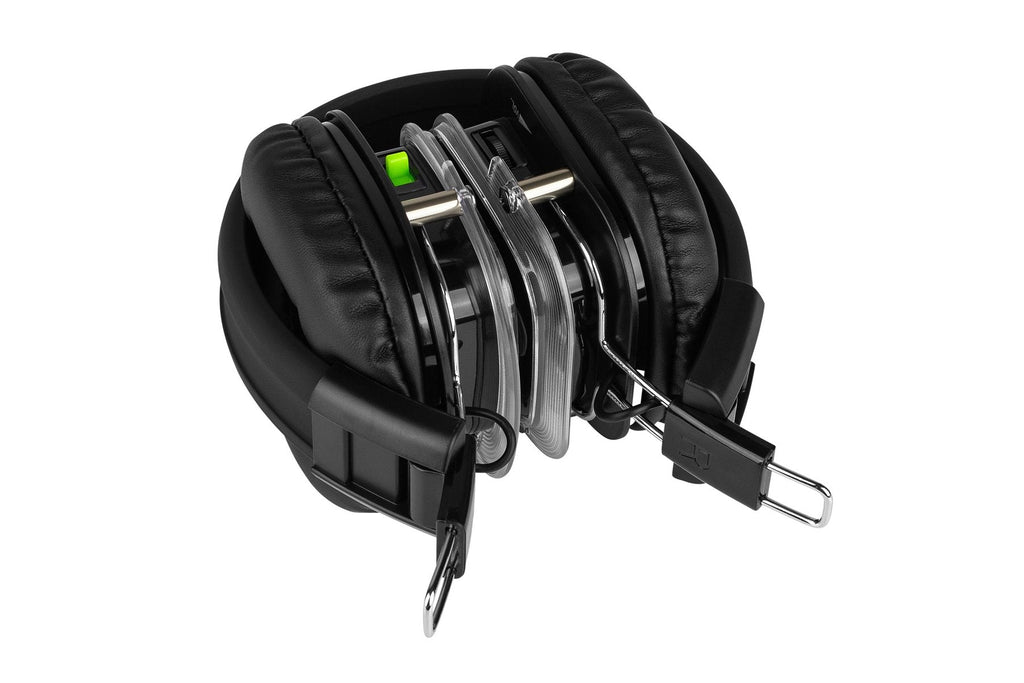 Wireless battery-powered Silent Disco headphone package for Outdoor DJ and Yoga events - DJ TechTools