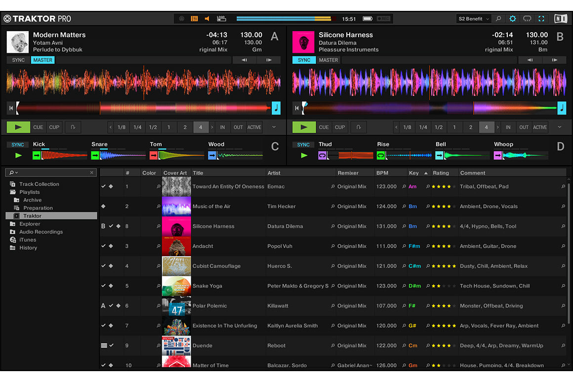 Traktor Kontrol S2 MK3 + Free Chroma Caps - DJ TechTools