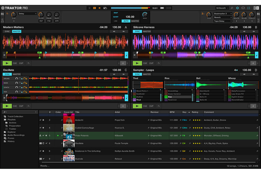 Traktor Kontrol S4 MK3 + Free Chroma Caps - DJ TechTools