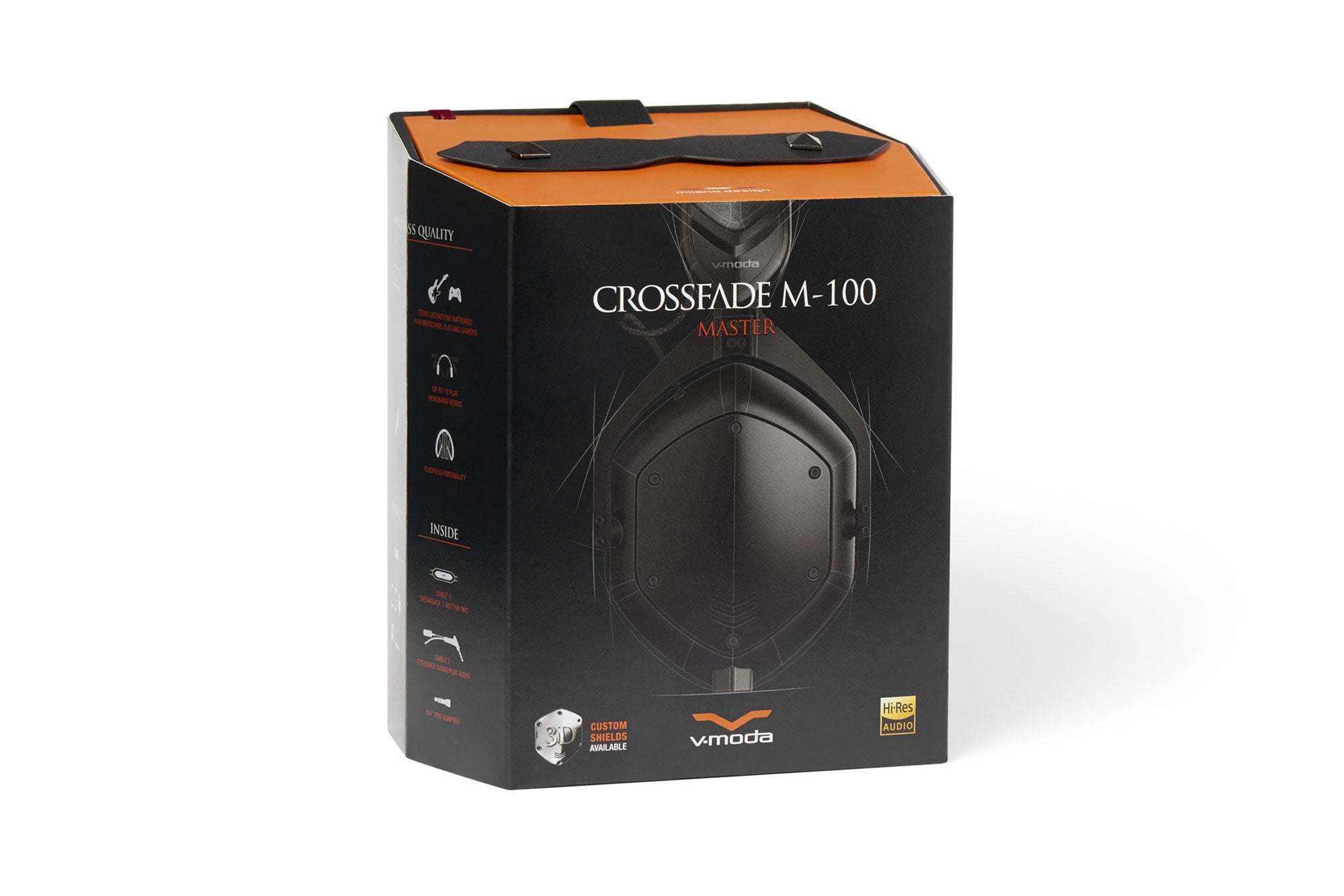 V-MODA Crossfade M-100 Matte Black Master Headphones V-MODA Crossfade M-100 Matte Black Master Headphones